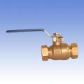 Lead free brass copper water ball valves with compression ends